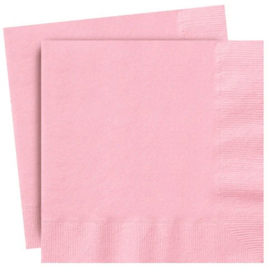 Pink 1-Ply Napkins 30cm x 30cm