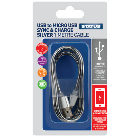 1M Micro USB Charging Data Cable