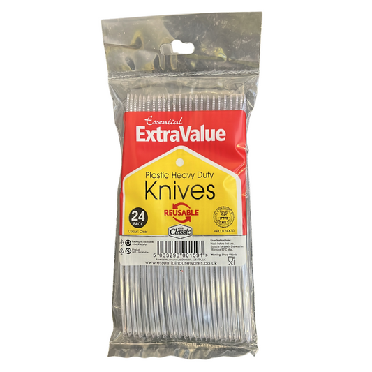 24-Pack Reusable Heavy Duty Knives