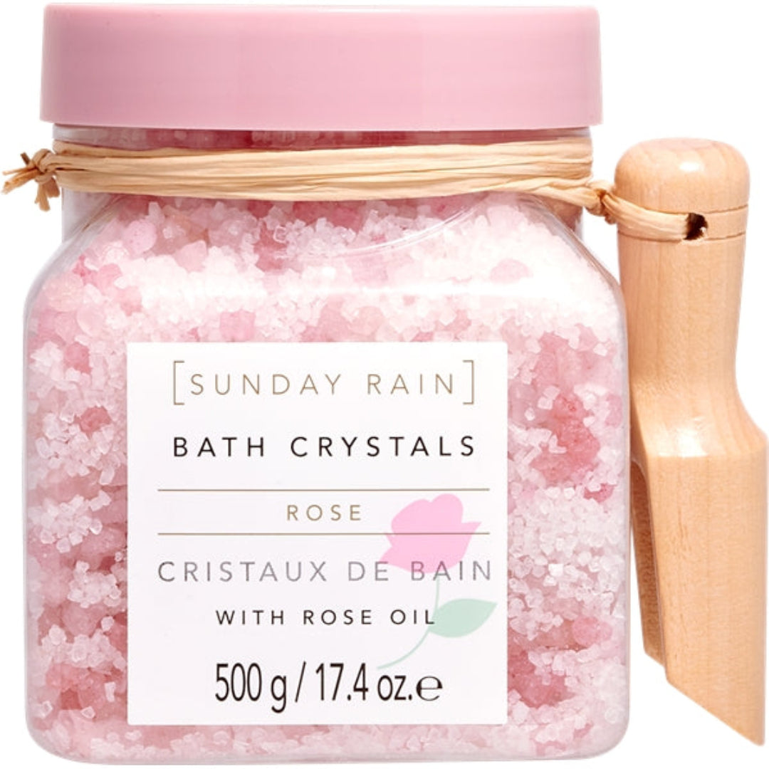 Sunday Rain Bath Crystals – Rose – 350g