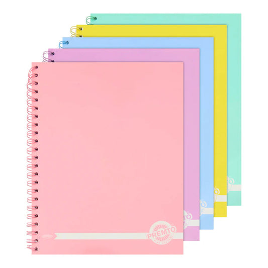 Premto Pastel A4 Wiro Notebook – 200 Pages