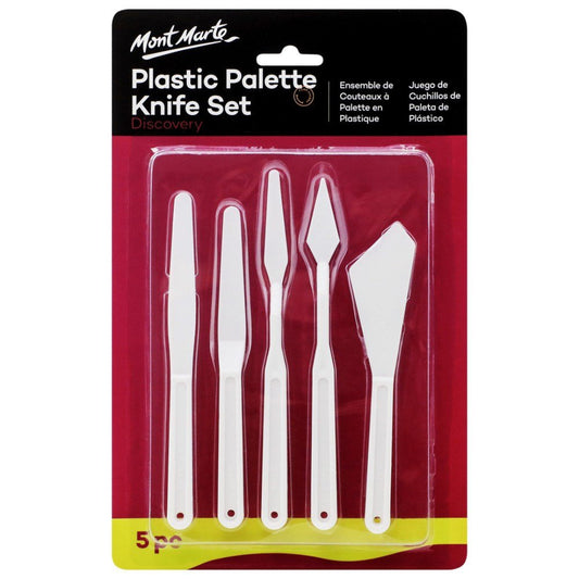 5-Piece Plastic Palette Knife Set