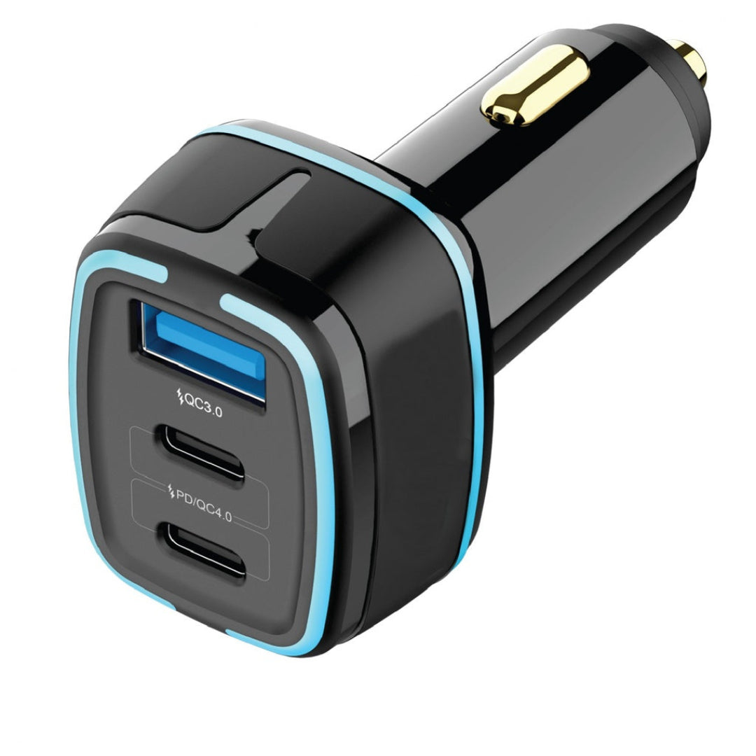 Fast Charge Dual PD & USB Car Charger