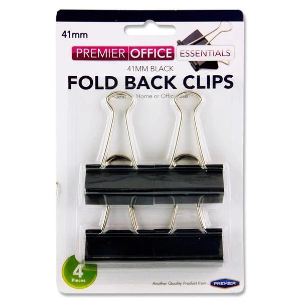 6 BINDER CLIPS 41MM