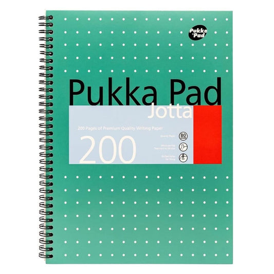 Pukka A4 200 page of Jotta Metallic Notepad 80gsm