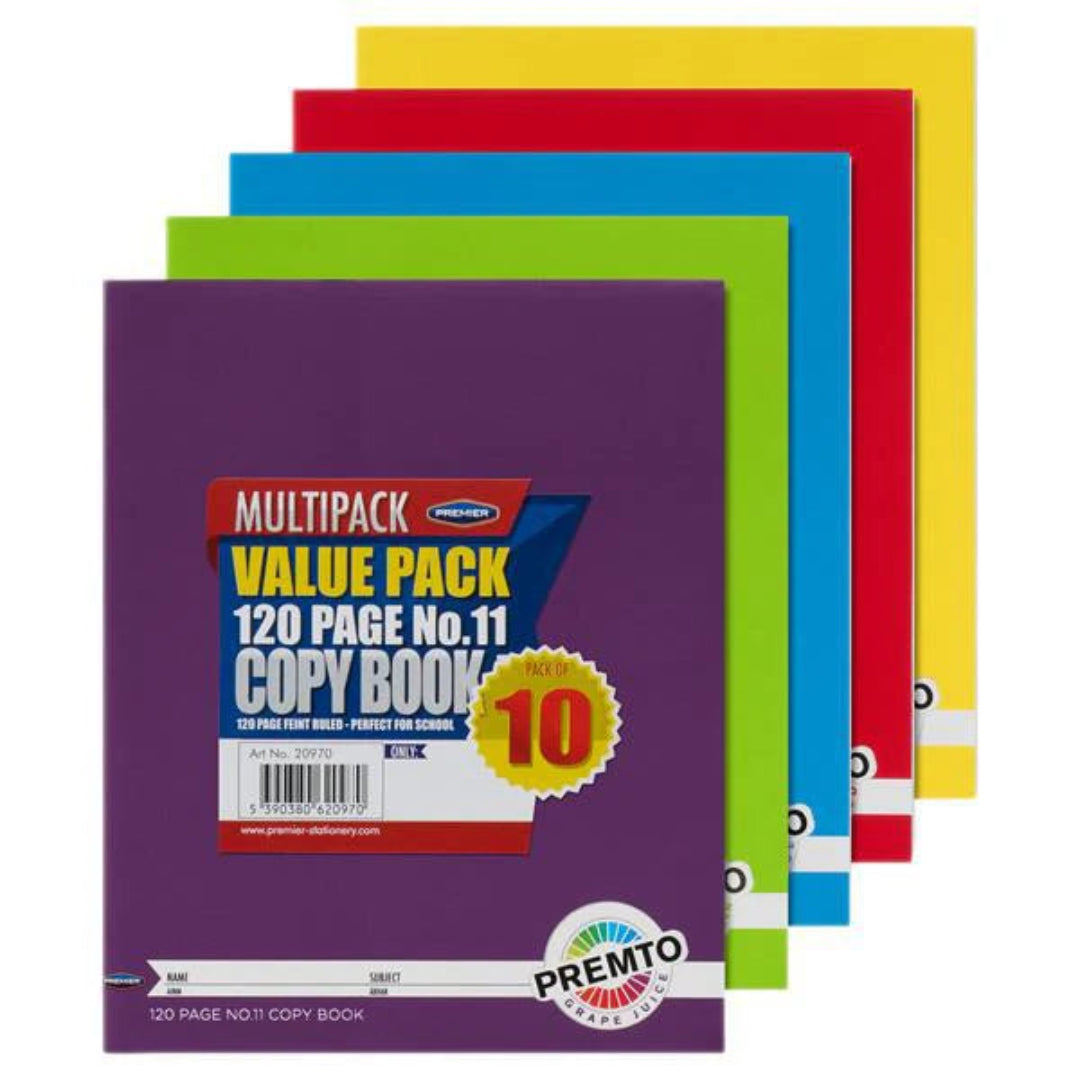 10 Pack of Premtone 120 page