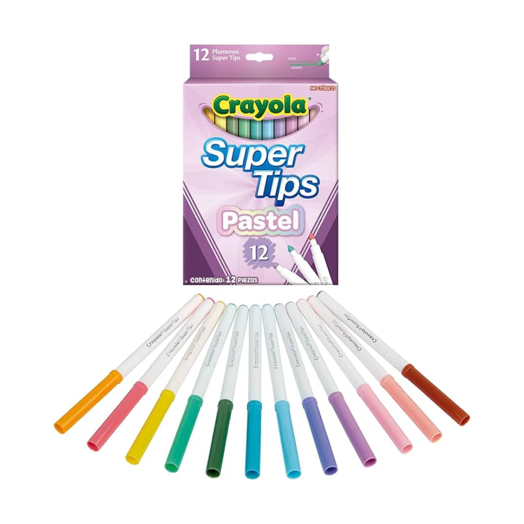 Crayola Crayons 20 Supertips Pastel Edition