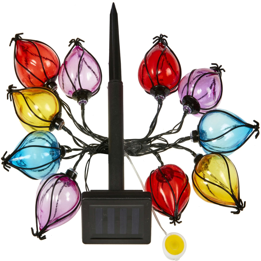 10 Balloon Solar String Lights