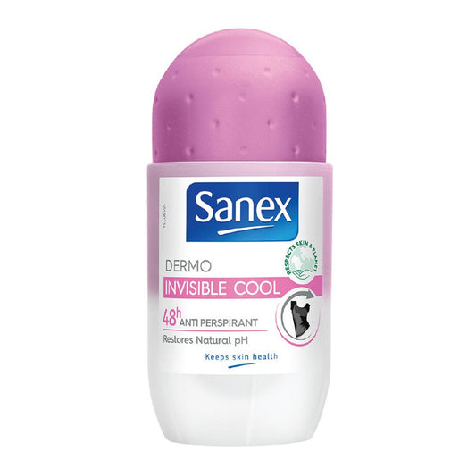 Sanex Invisible Dry Roll-On Deodorant for Men 50ml