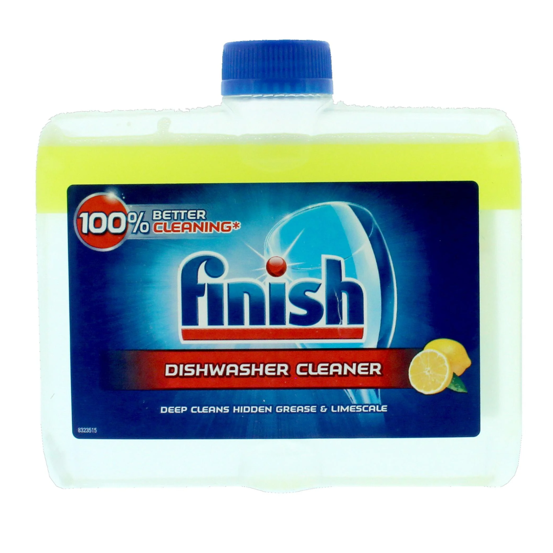 Finish Dishwash Cleaner Lemon 250ml Grease Removal