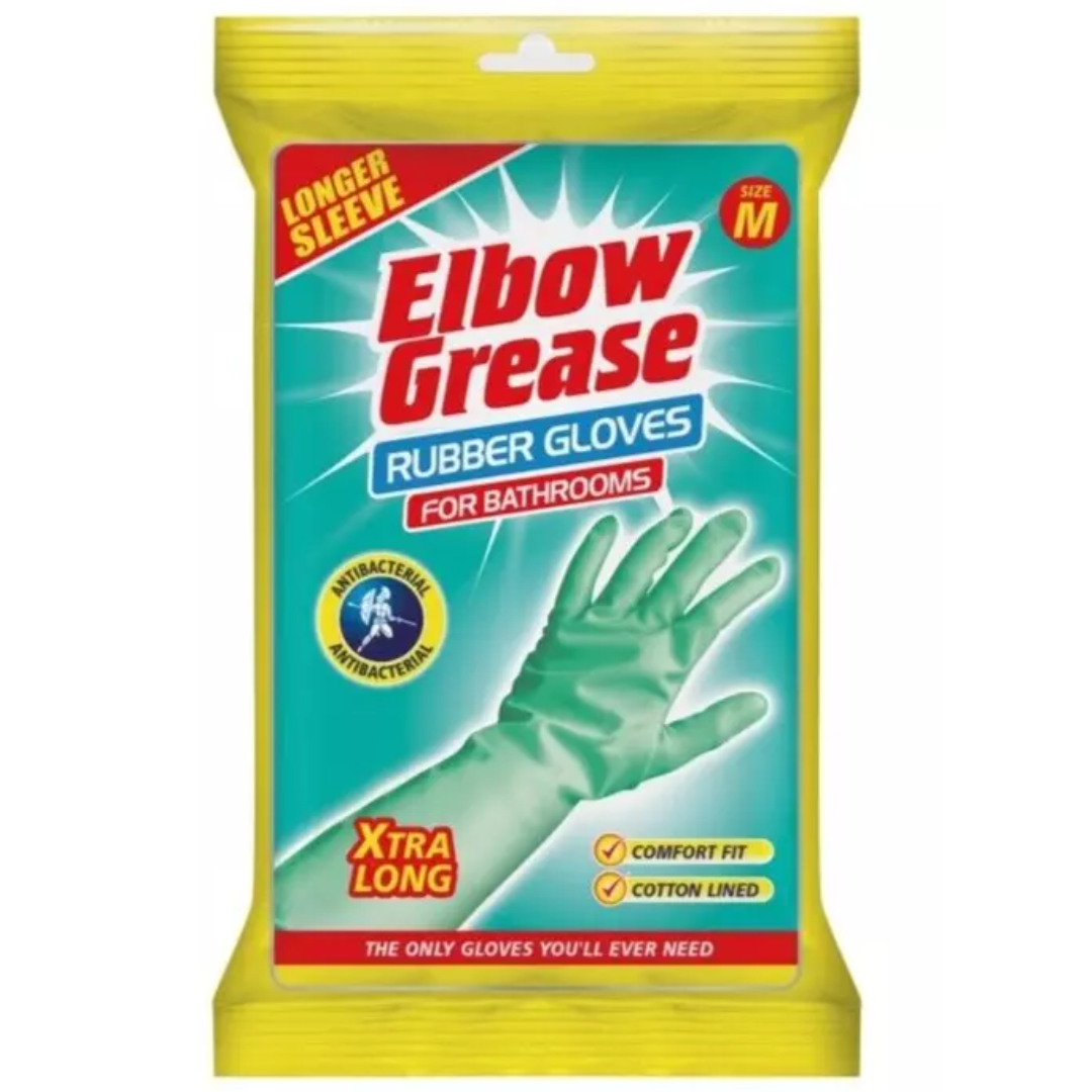 Elbow Grease Bathroom Gloves M Long Sleeve One Pair