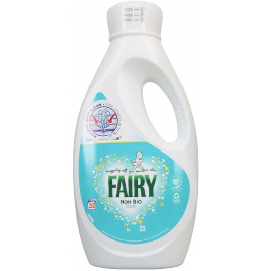 Fairy Non-Bio Liquid Laundry Detergent 1.12L 32 Washes