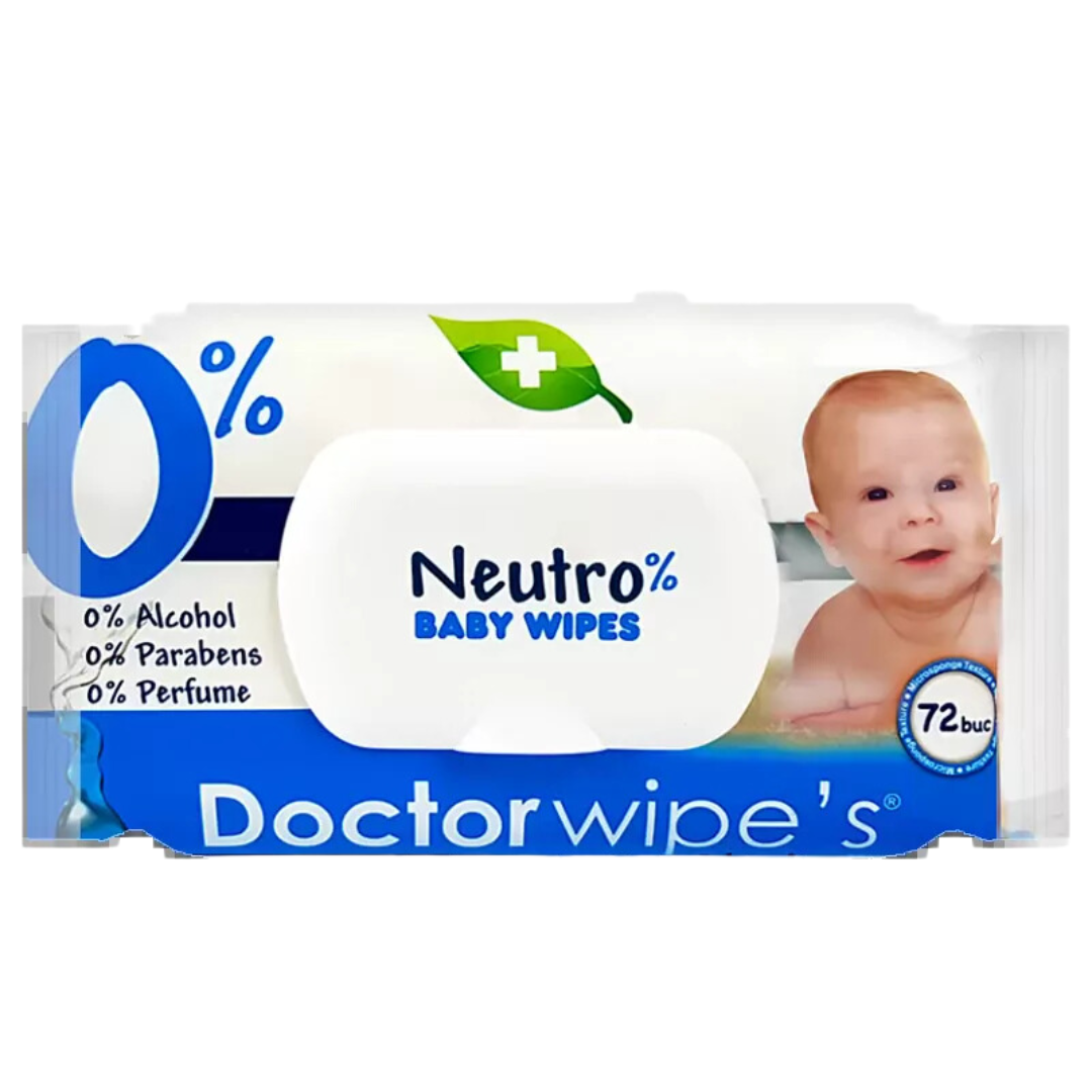 Doctor Wipes Water Wipes – 72 Pack