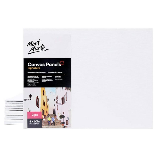 MM Canvas Panels Pack of 2 - 8" x 10" (20.3 x 25.4 cm)