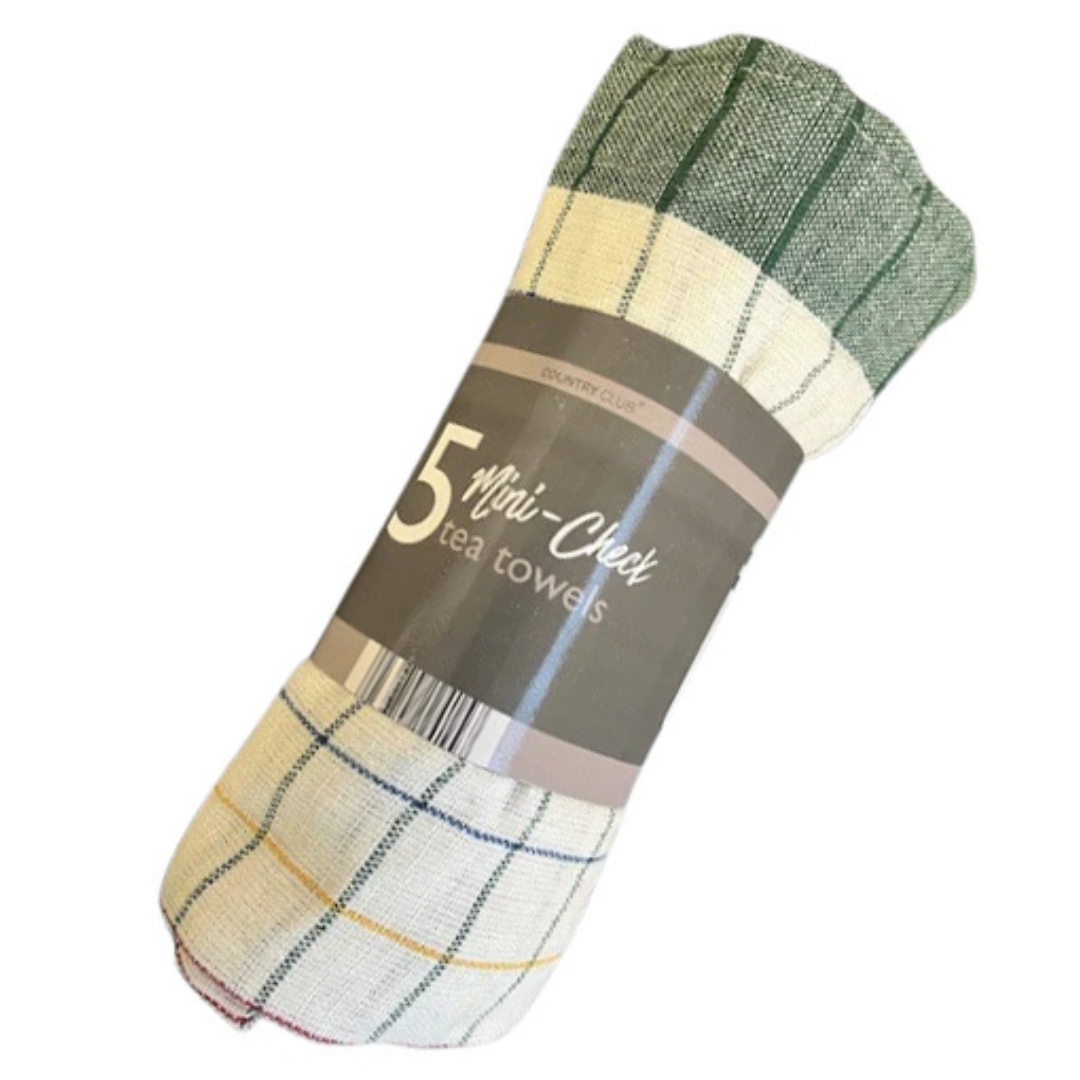 5-Pack Roll Check Kitchen Towels