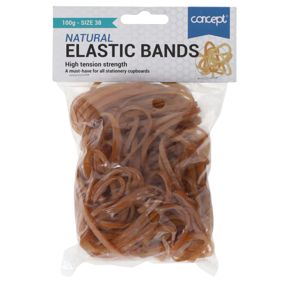 100g Bag of Rubber Bands