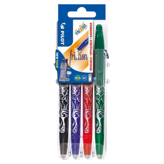 Assorted Frixion Ball Pens 4 Pack