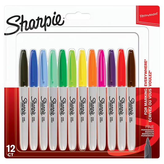 Sharpie 12-Pack Assorted Permanent Markers