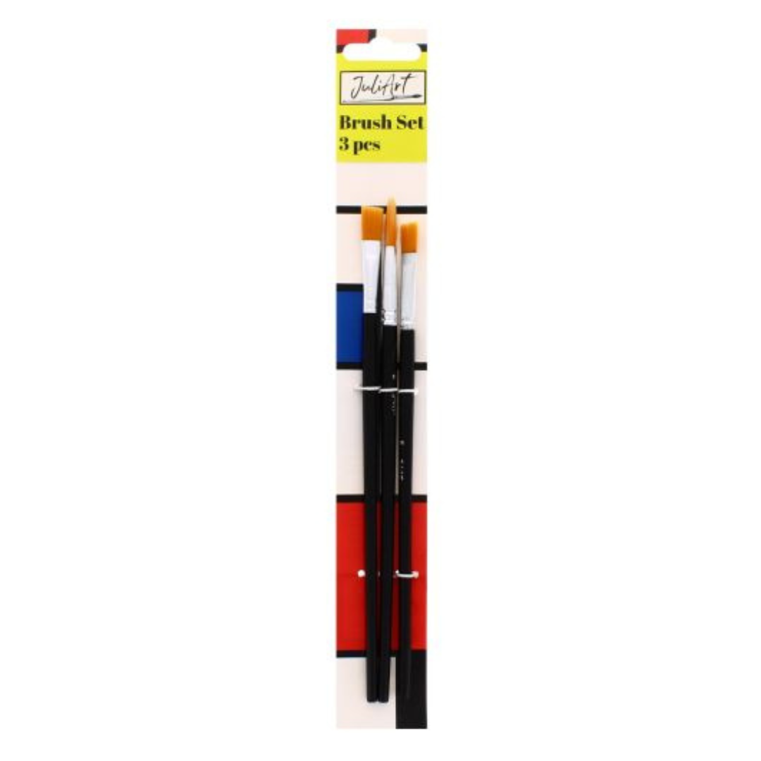 Artist Paint Brush Set – 3 Pack