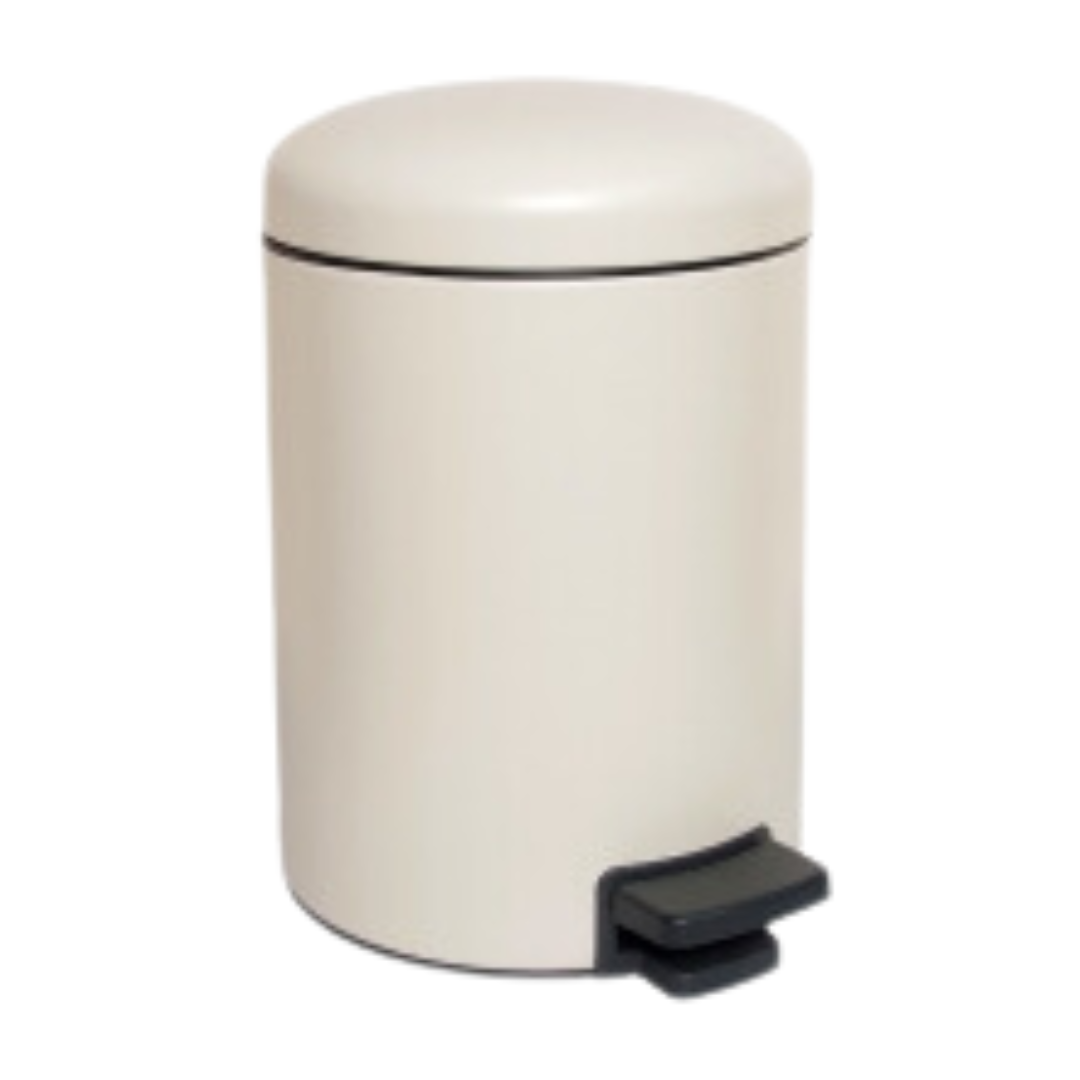 5L Stainless Steel Cream Coated Bin