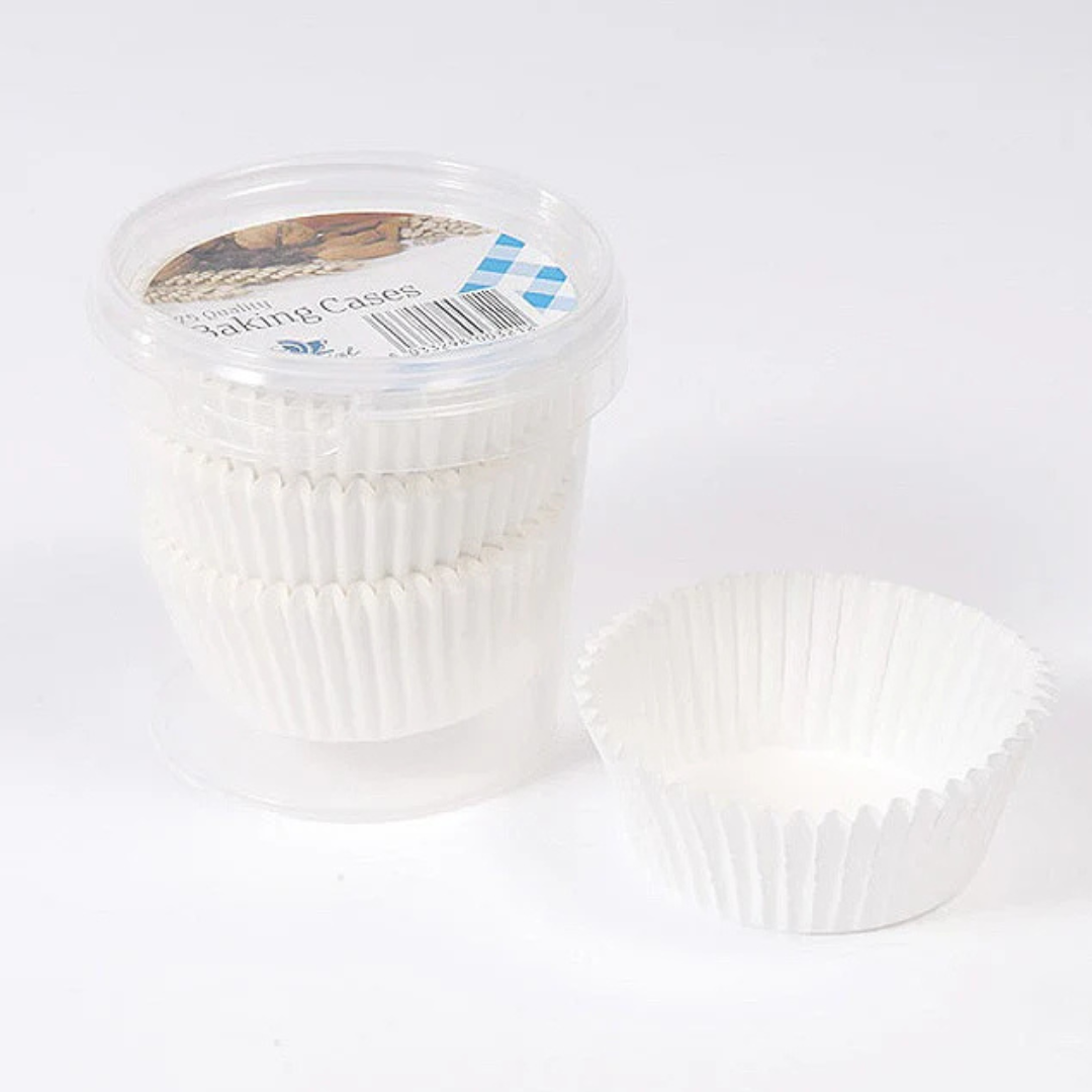 White Muffin Cases