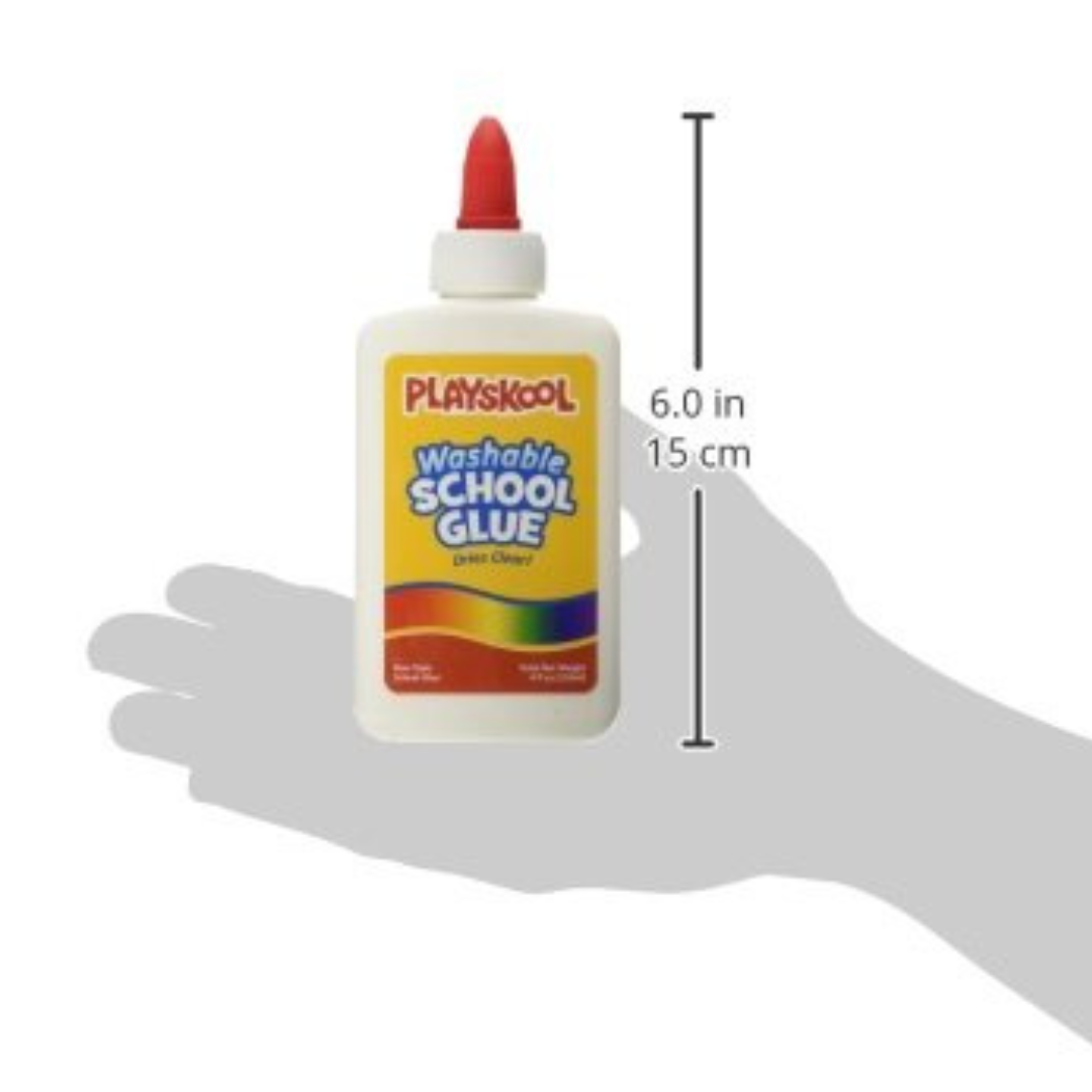 2 Pack PlaySkool 118ml Washable School Glue