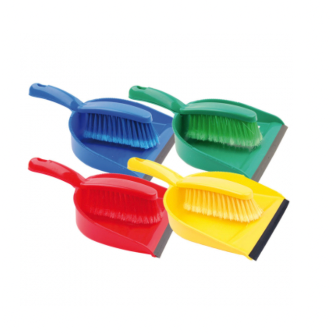 Dust Pan & Brush Convenient and Compact Cleaning Set