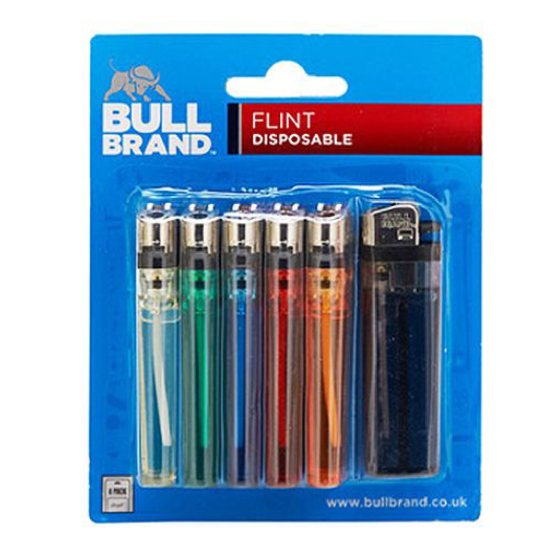 6PK Disposable Lighters 30S