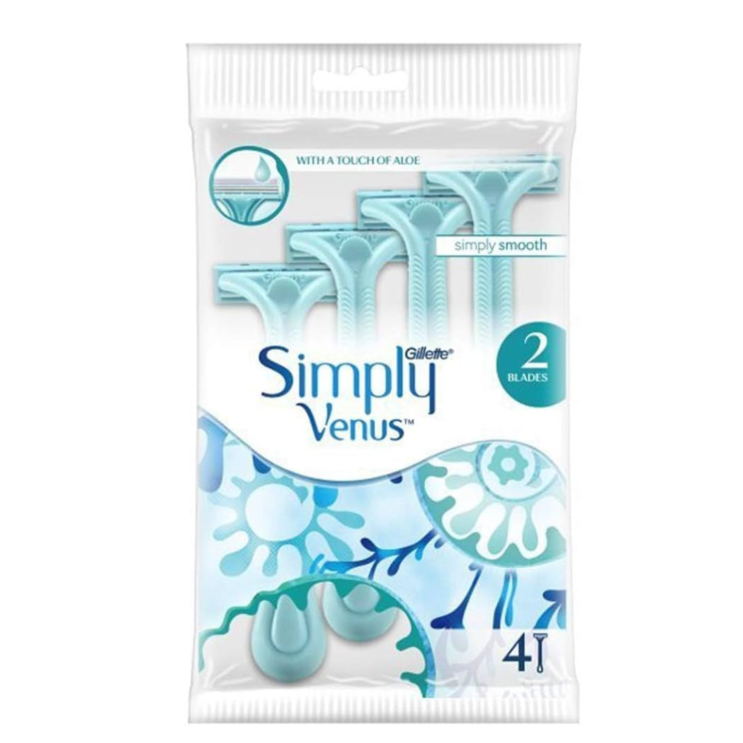 Simply Venus 2-Blade Razor 4-Pack