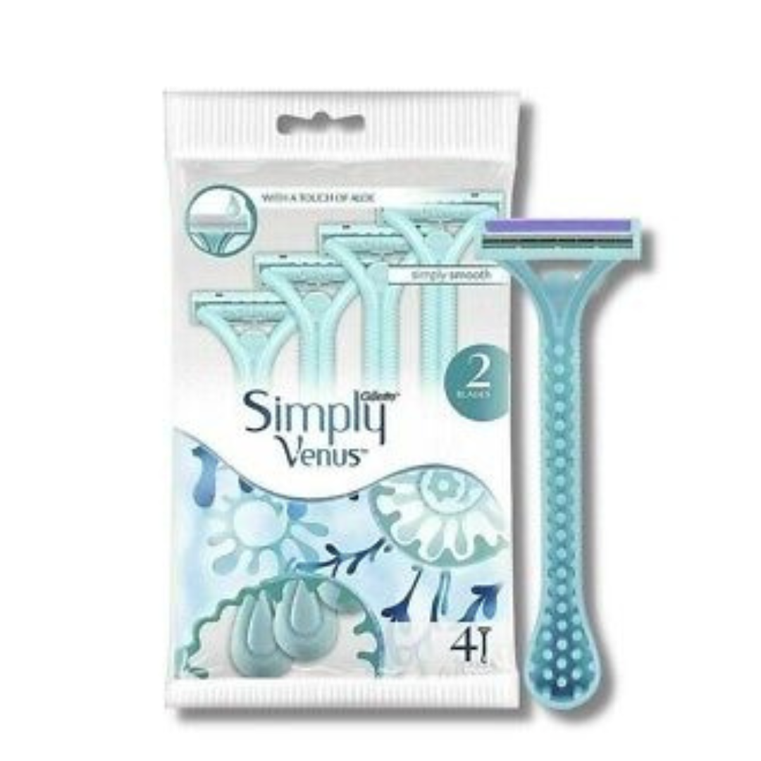 Simply Venus 2-Blade Razor 4-Pack