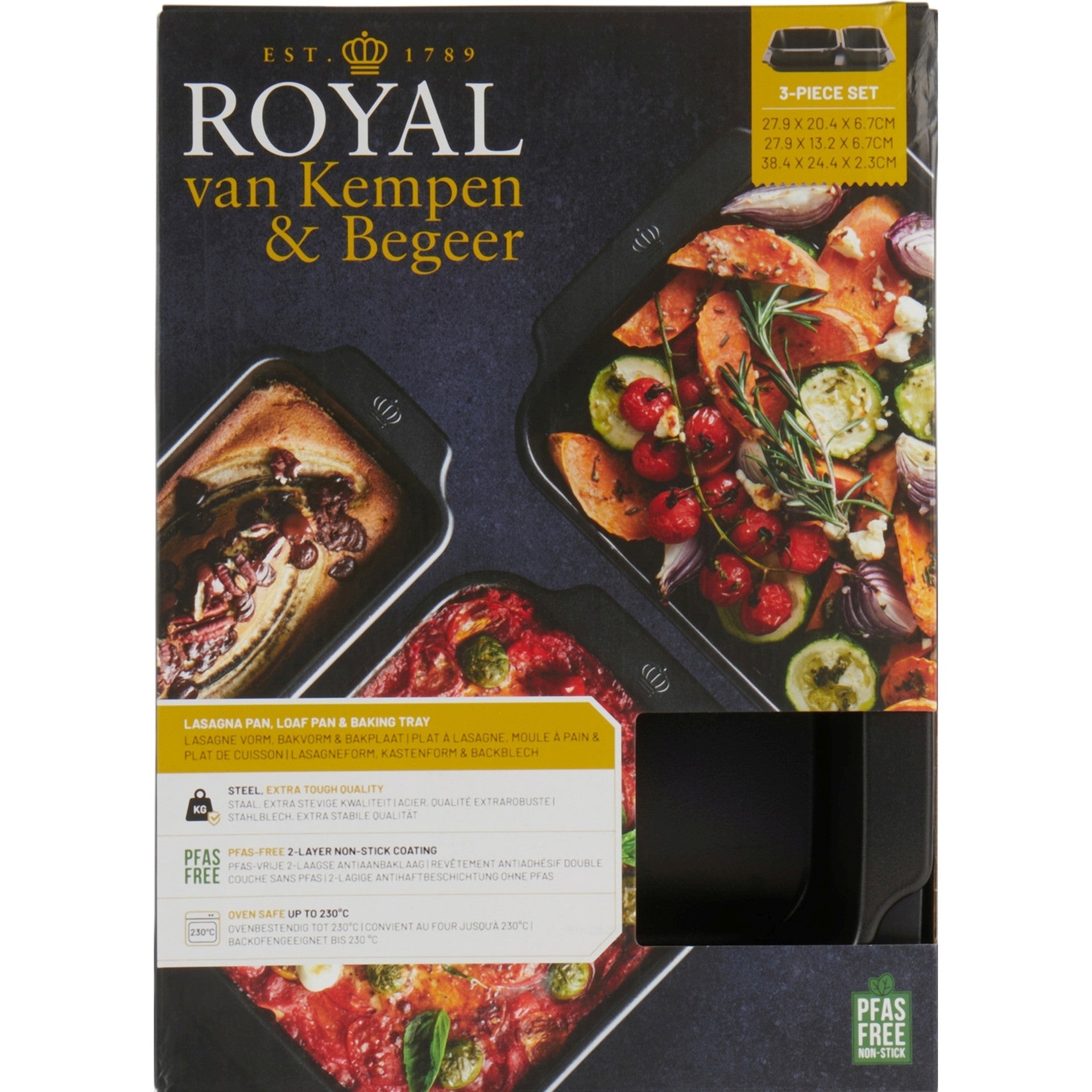 Royal Van Kempen 3-Piece Ovenware Set