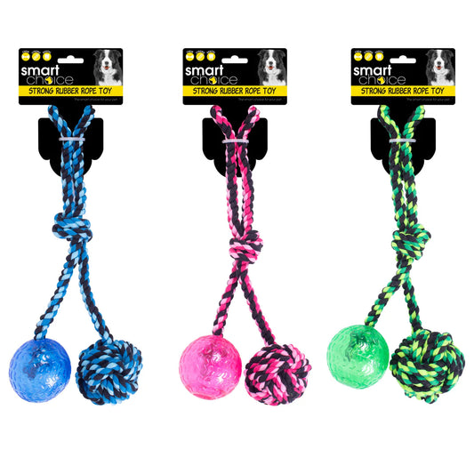 Rope Toy with TPR Ball