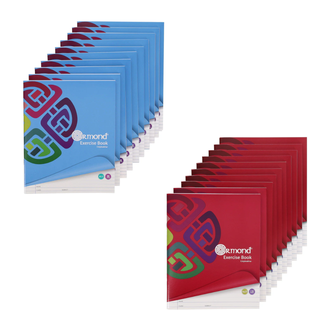 Ormond Exercise Books 10 Packs