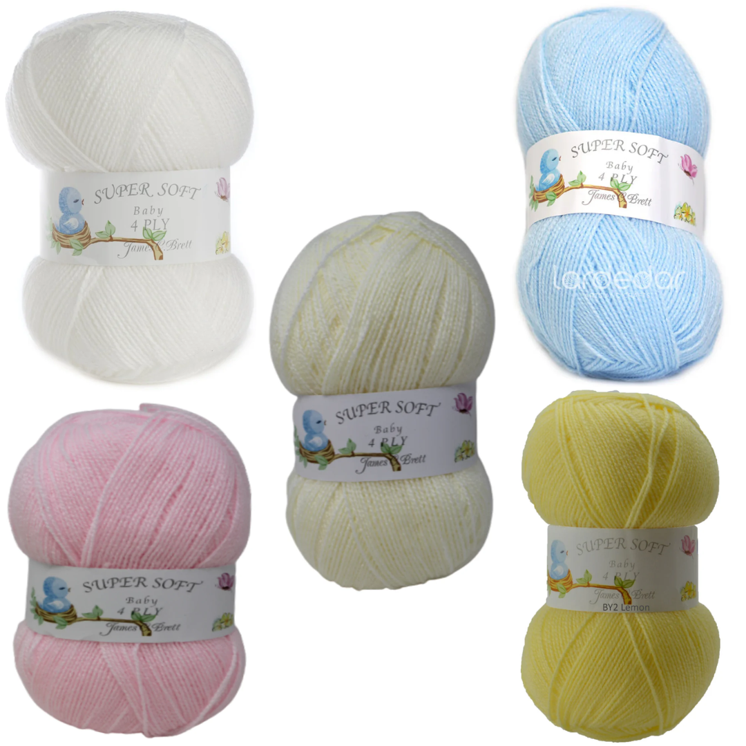 Super Soft Baby 4-Ply Yarns