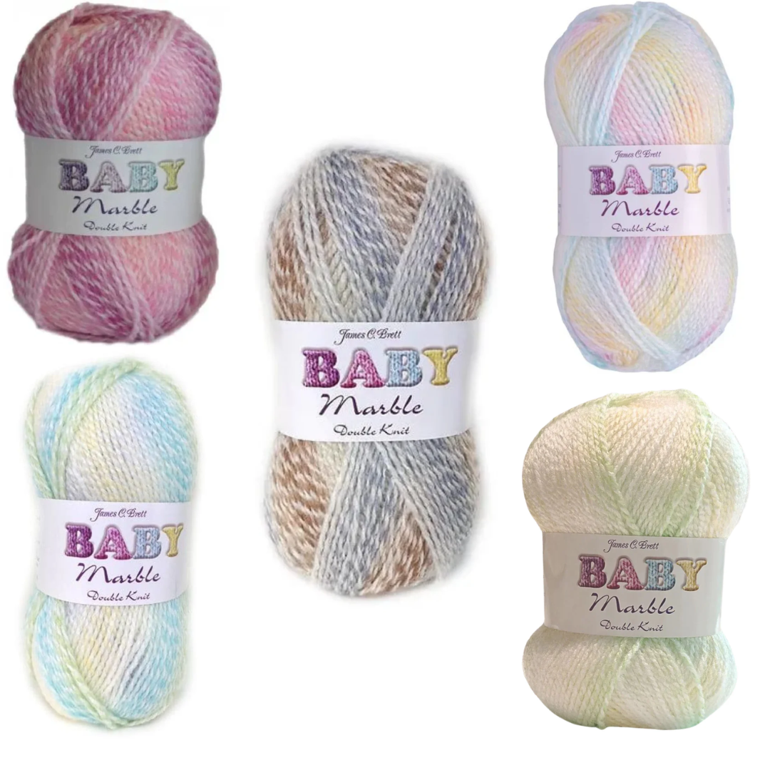 100g Baby Marble Double Knitting Yarns