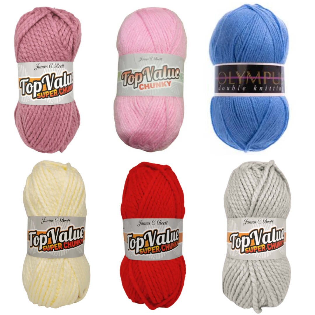 Top Value Chunky Double Knitting Yarns