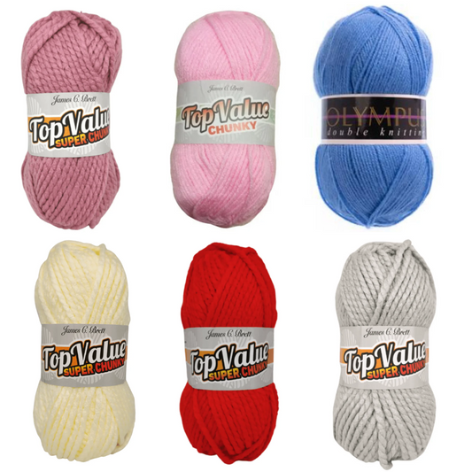 Top Value Chunky Double Knitting Yarns