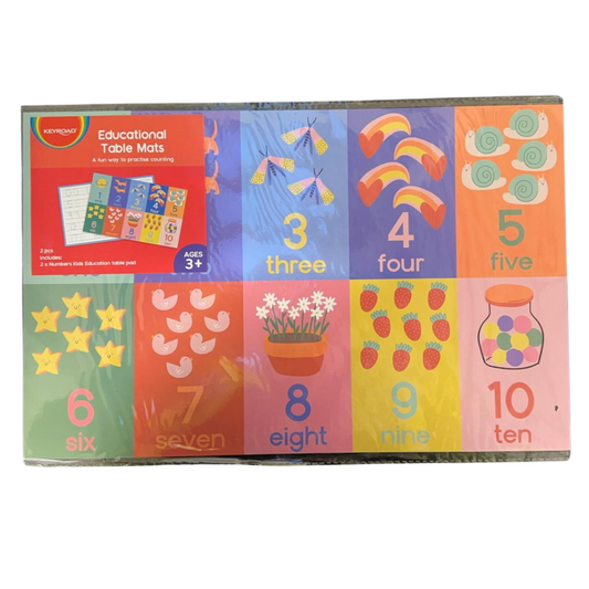 Keyroad Numbers Educational Table Mats