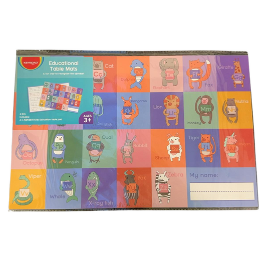 Keyroad Alphabet Educational Table Mats