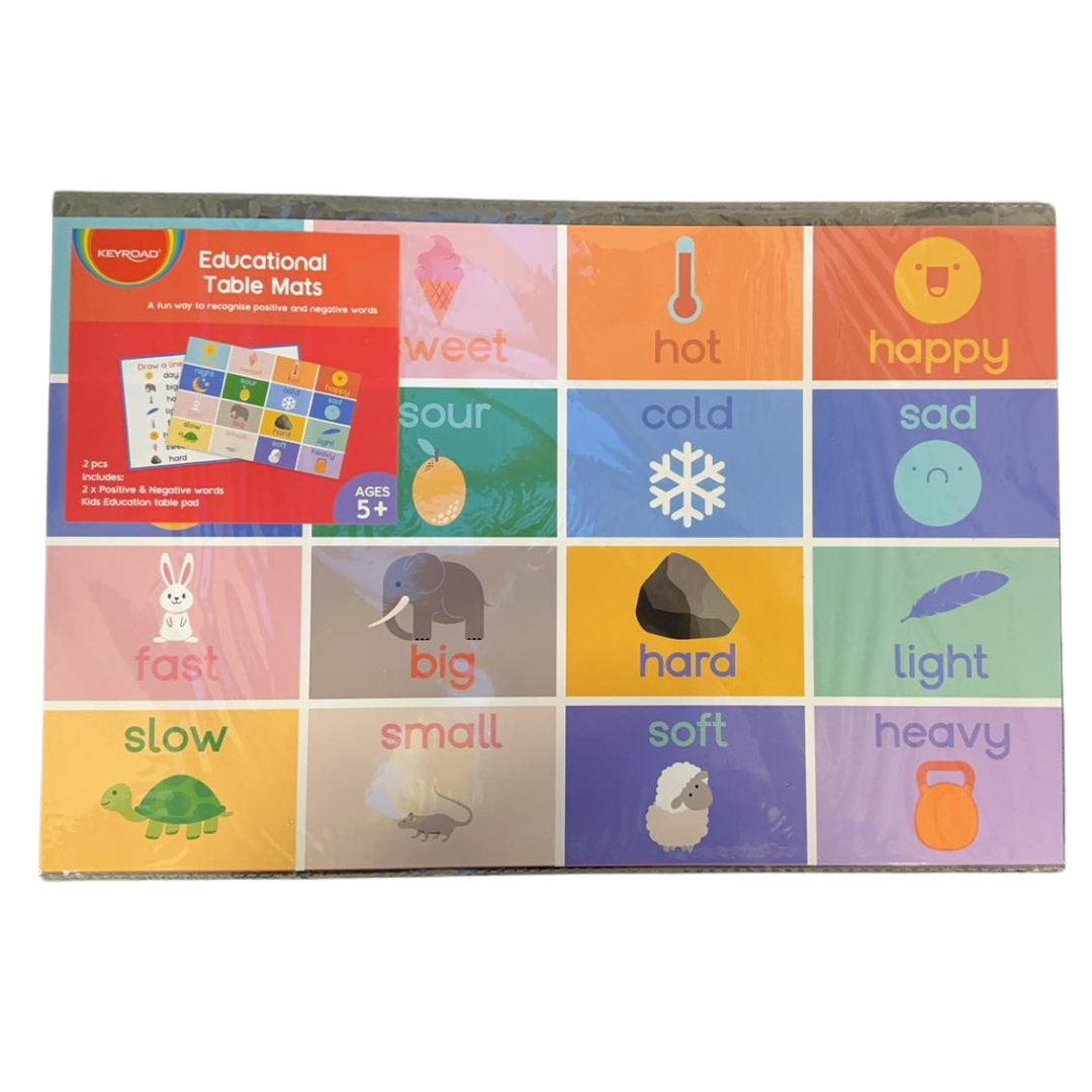 Keyroad Opposites Educational Table Mats