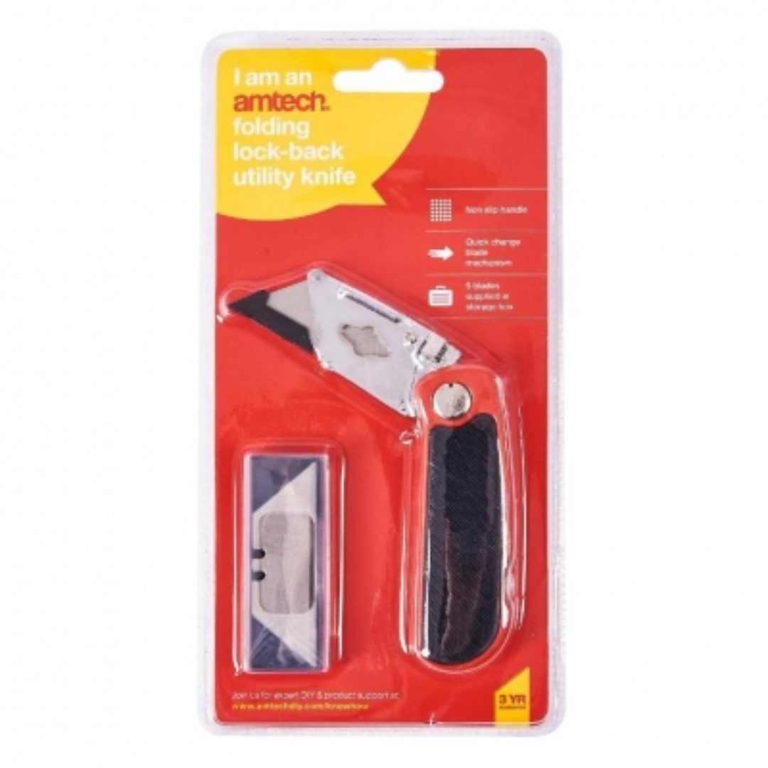 Folding Lock-Back Utility Knife