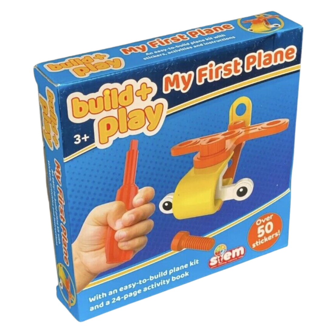 My First Plane with Activity Book - Build and Play Set