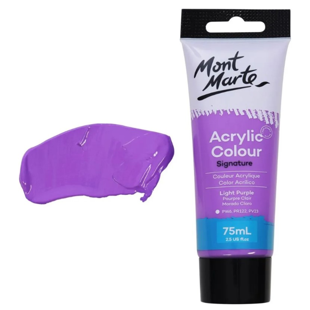 Mont Marte 75ml Acrylic Paint - Light Purple