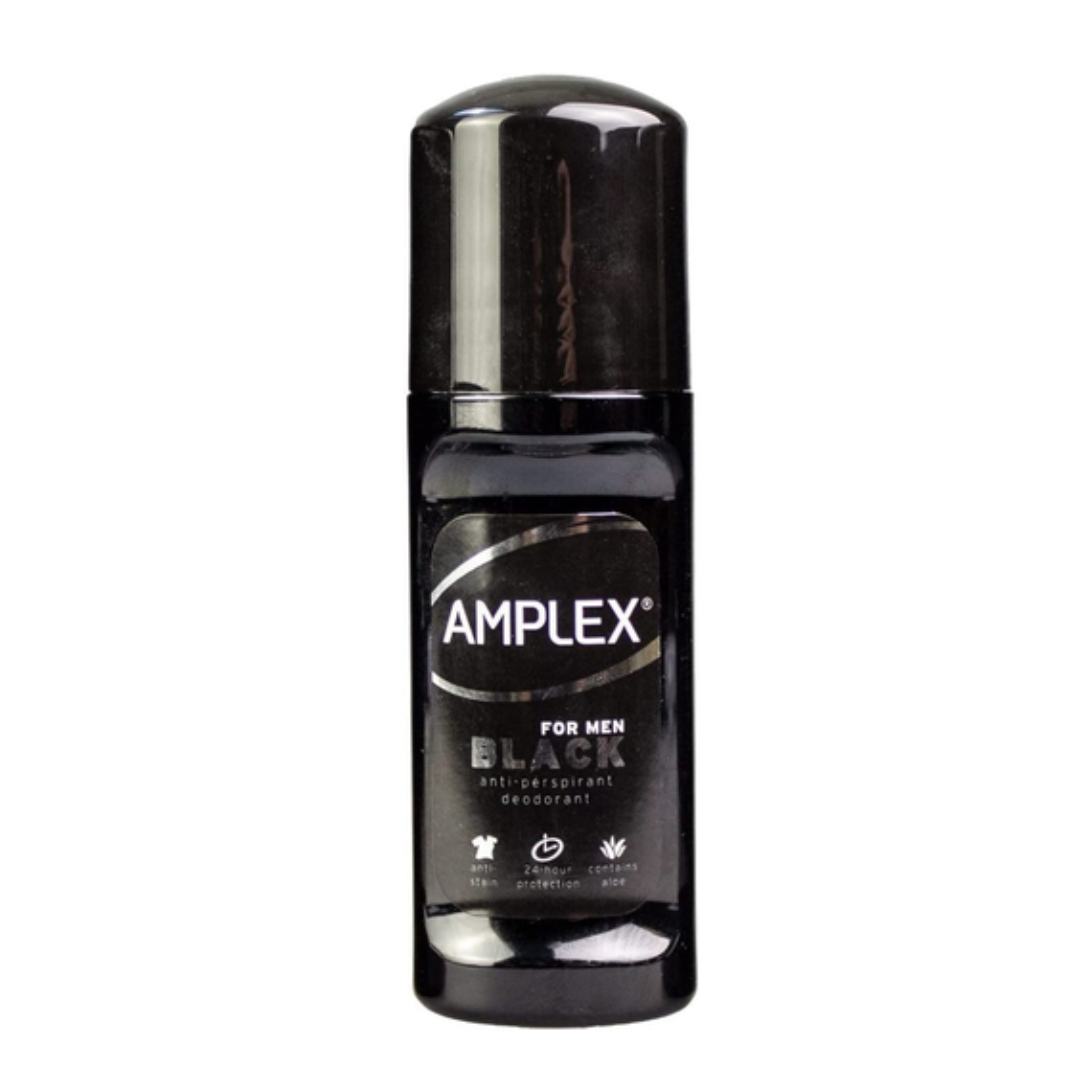 Amplex Black Antiperspirant Deodorant for Men 50ml