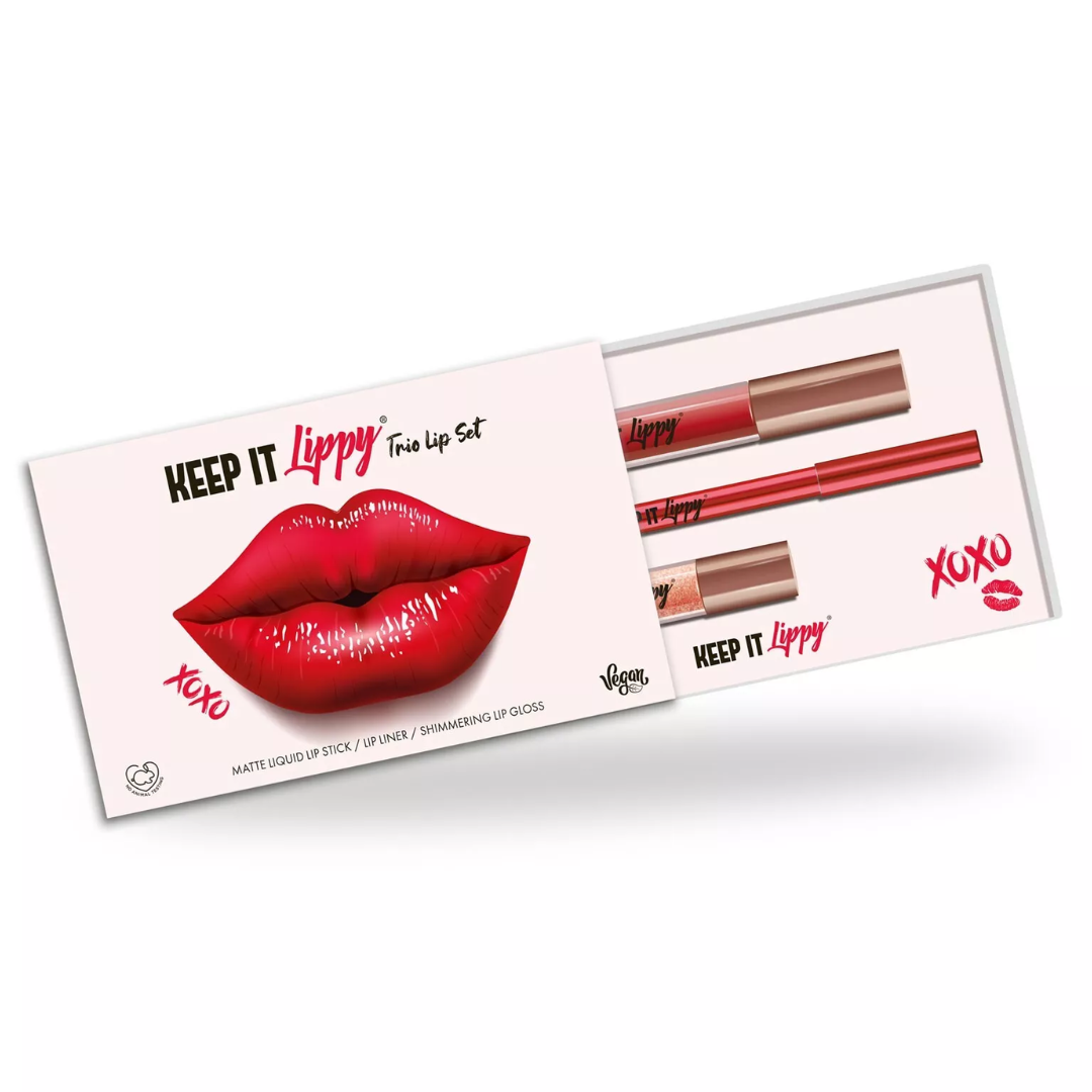 Keep It Lippy Trio Lip Set of 3 – Red Lipstick Collection