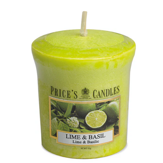 Price's Scented Candle - Lime & Basil