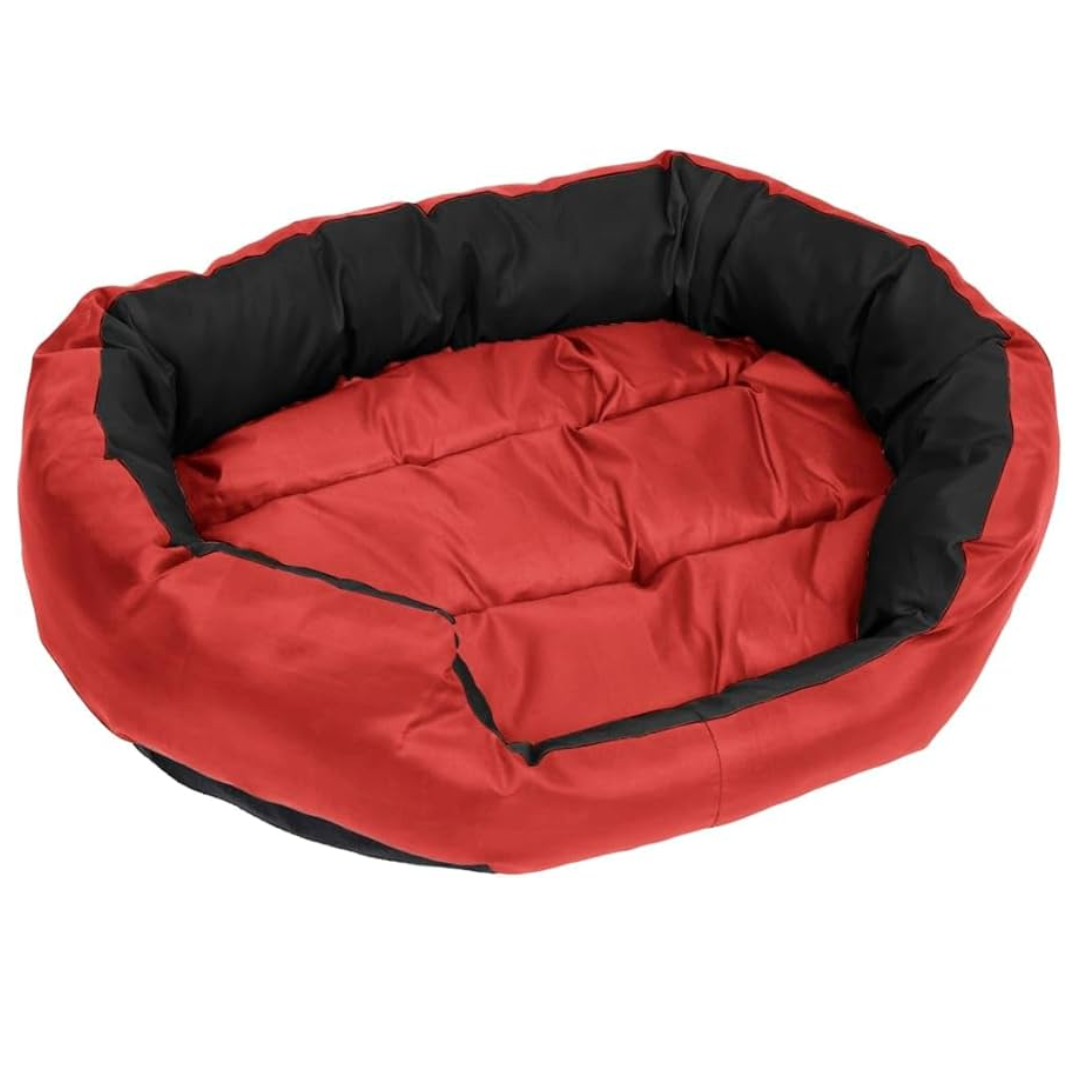 Pet Cushion Red & Black Reversible - 61cm