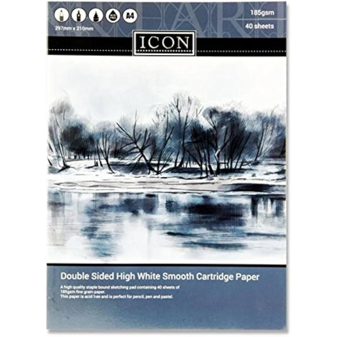 Icon A4 Sketch Pad 185gsm (40 Sheets)