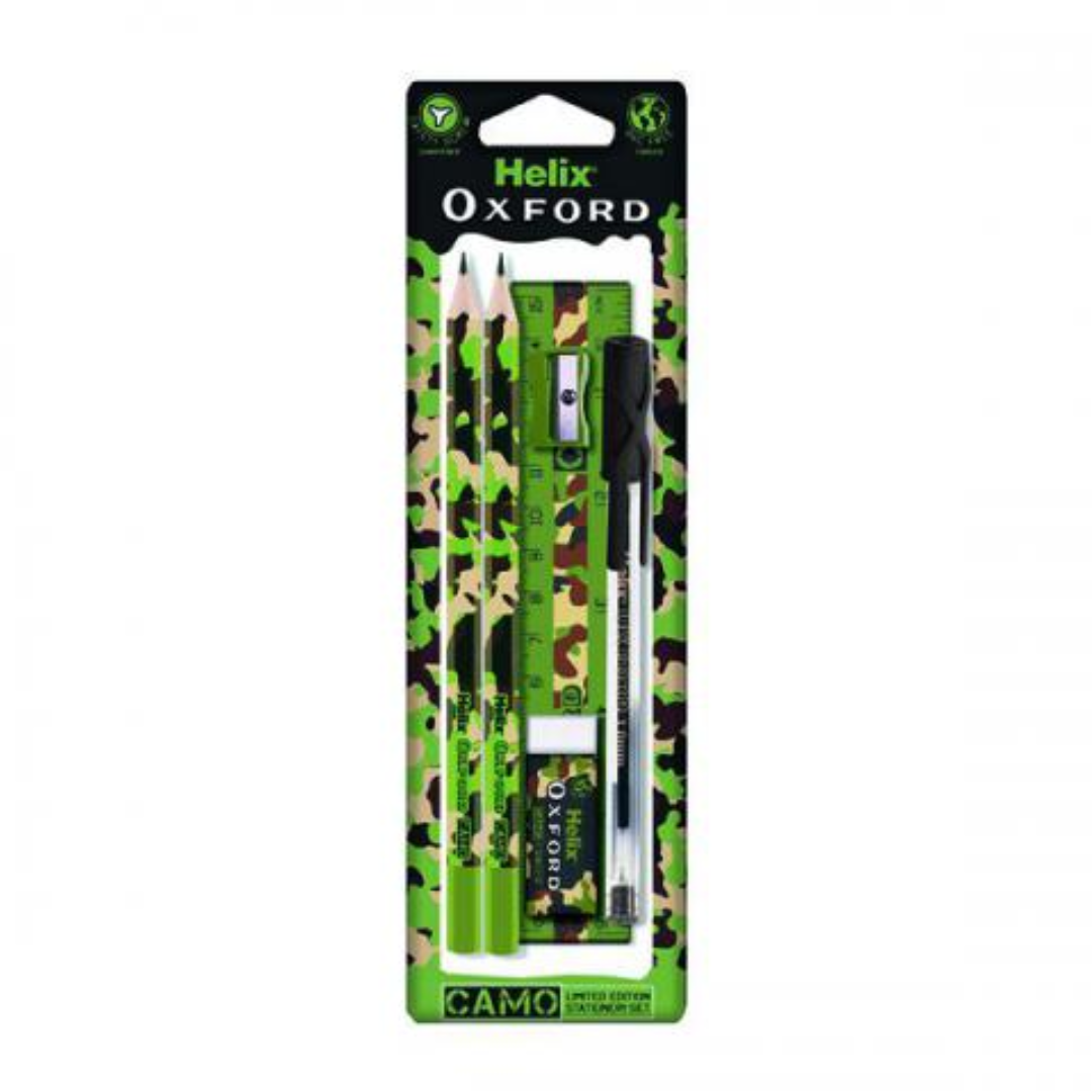 Helix Oxford Camouflage Stationery Sets