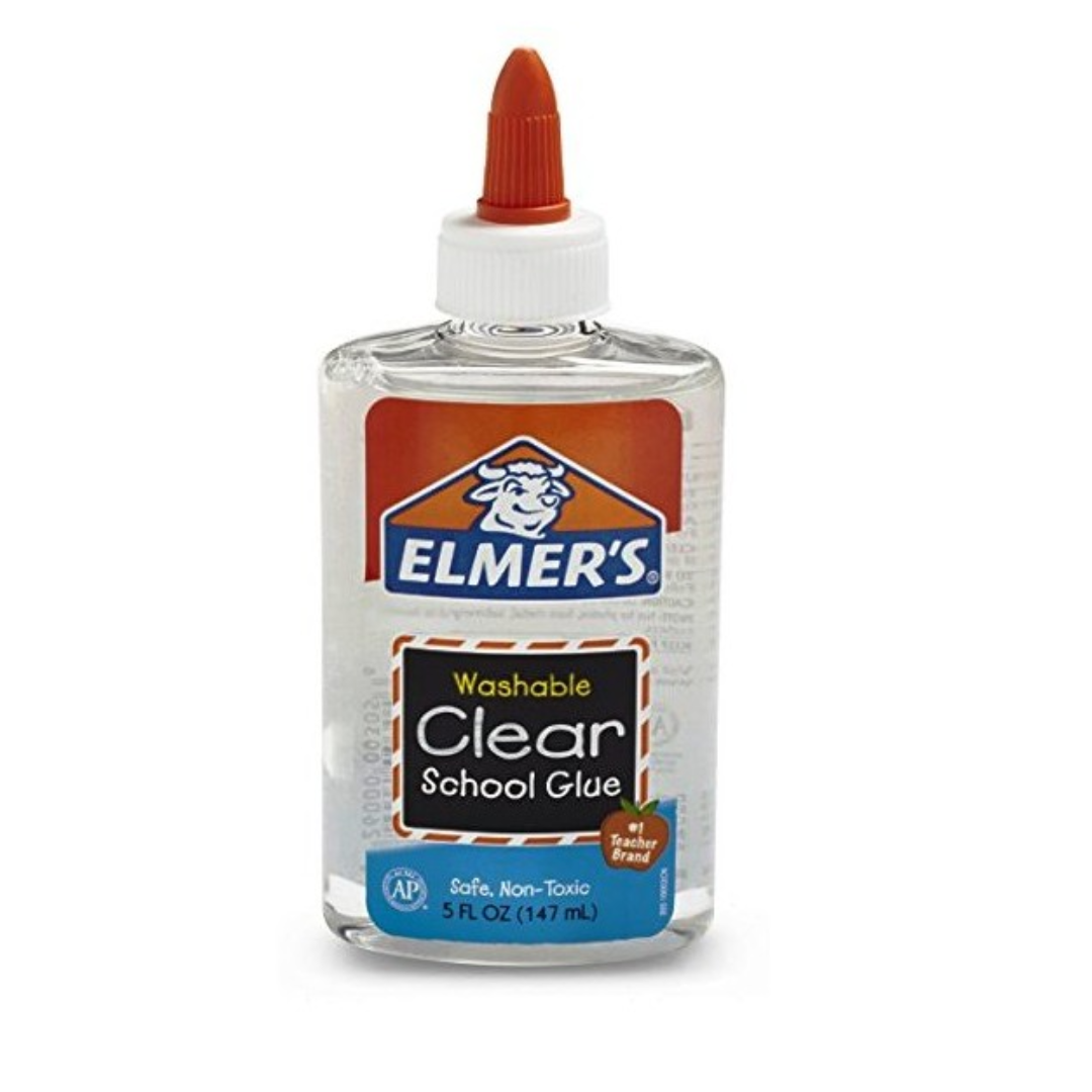 Elmer's Clear School Glue Non-Toxic Adhesive for Kids & Crafts